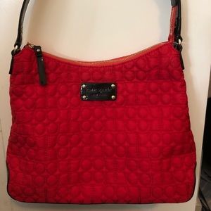 Kate Spade fabric handbag.